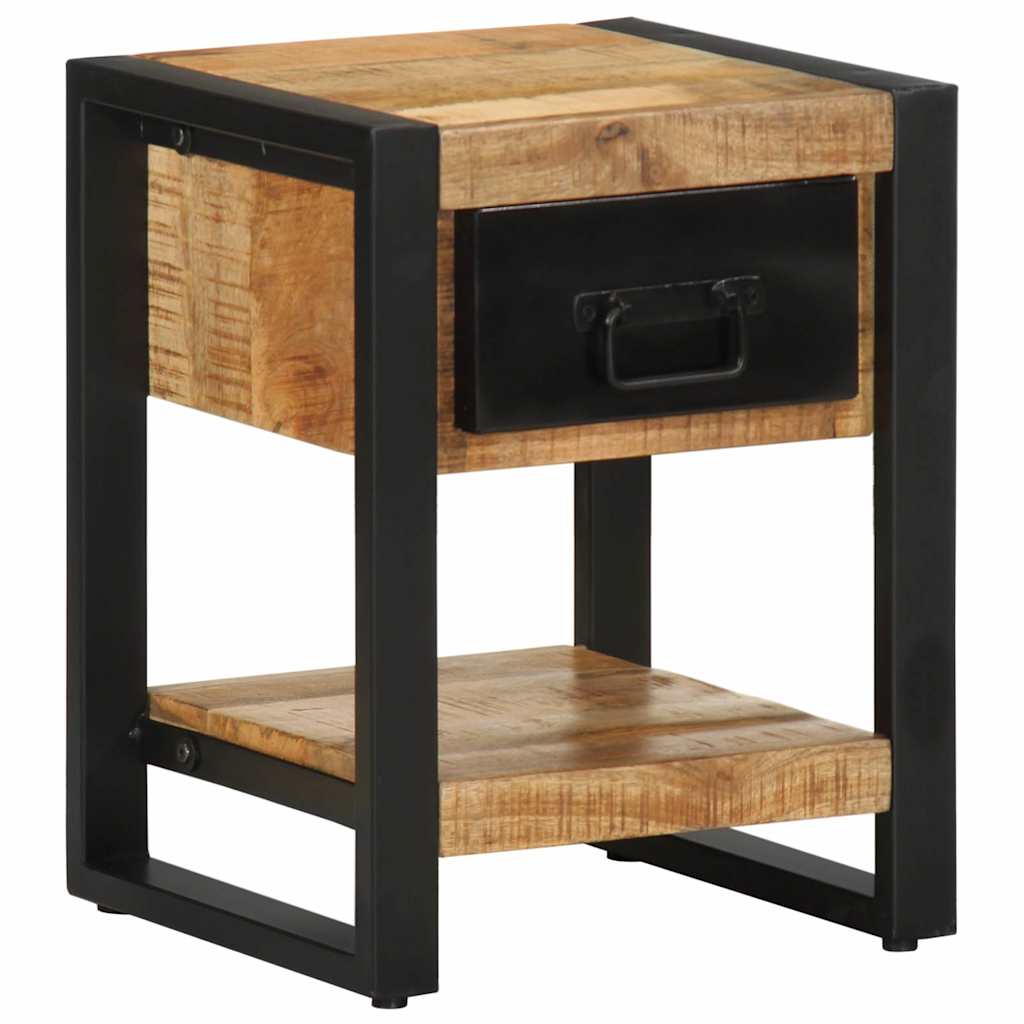 Tables de chevet 2 pcs bois de manguier massif brut - XIOS