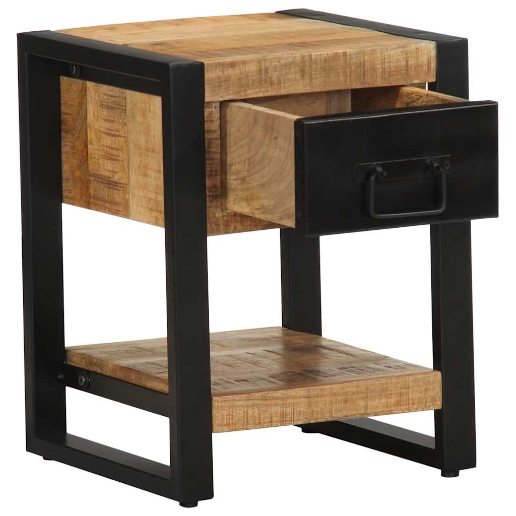 Tables de chevet 2 pcs bois de manguier massif brut - XIOS