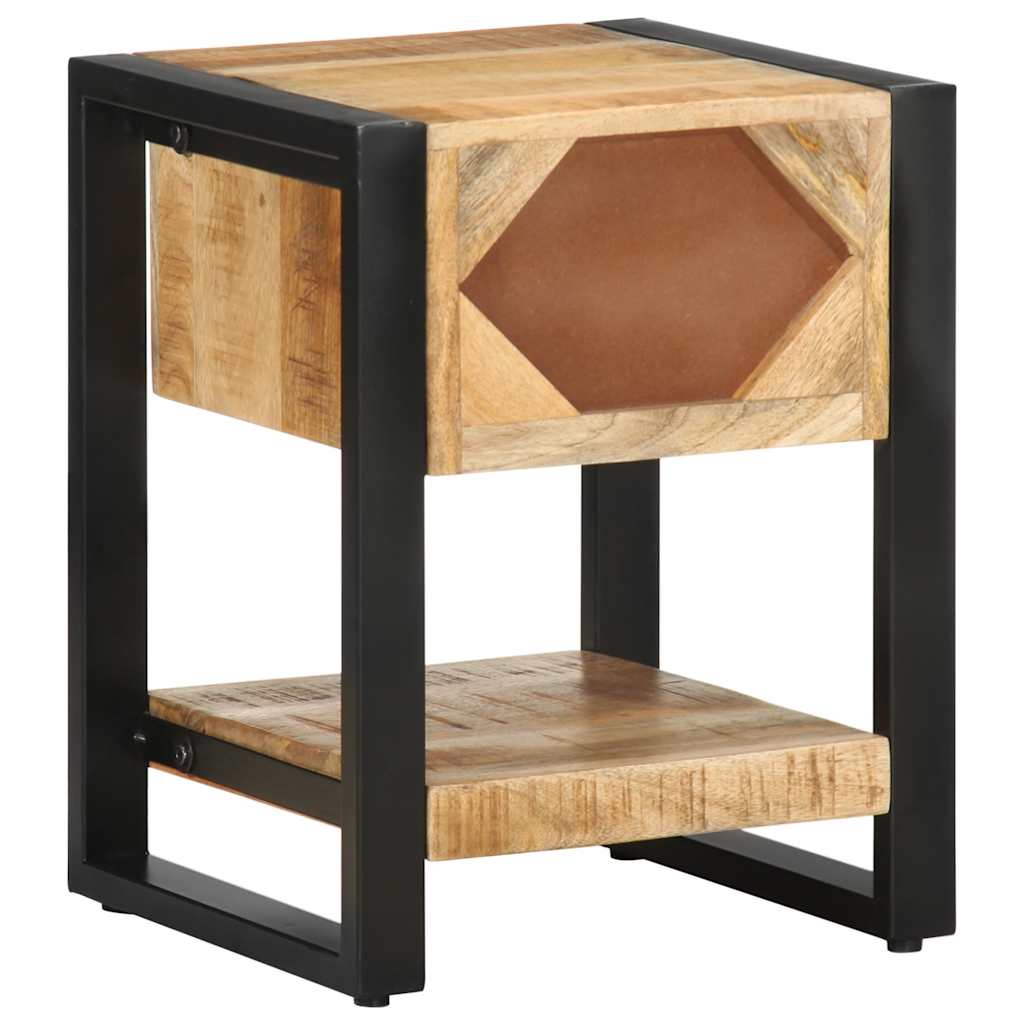 Tables de chevet 2 pcs bois de manguier massif brut - XIOS