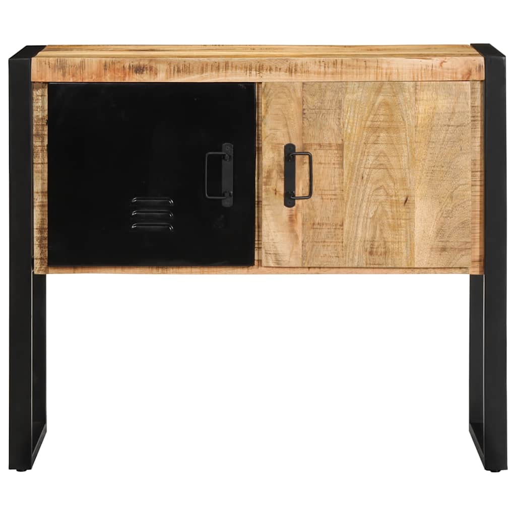 Armoire de console 90x35x75 cm bois de manguier massif brut - XIOS