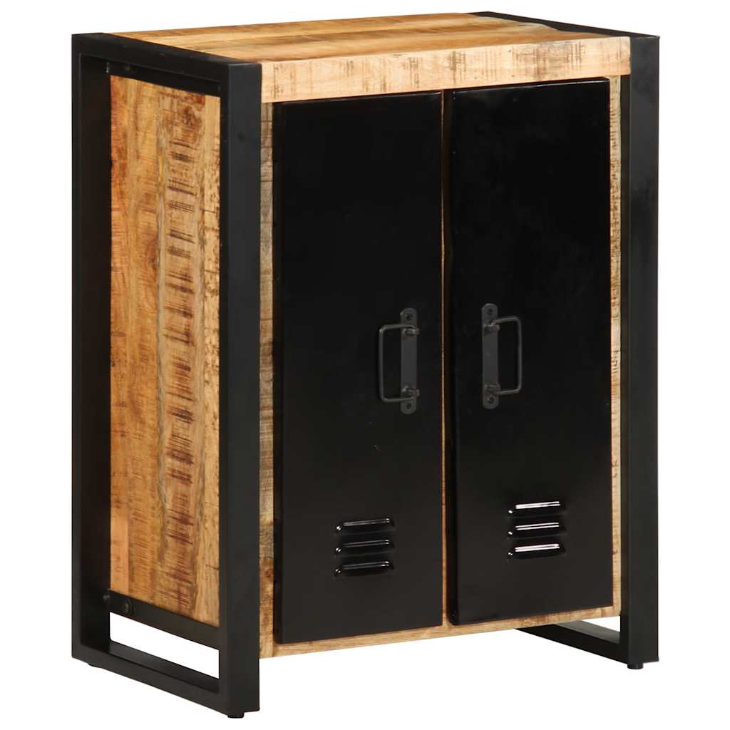 Buffet 55x35x70 cm bois de manguier brut massif - XIOS