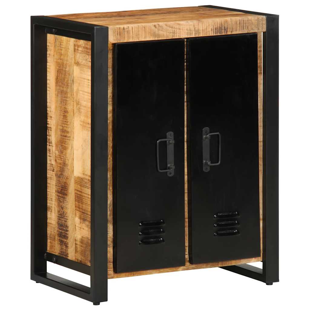 Buffet 55x35x70 cm bois de manguier brut massif - XIOS