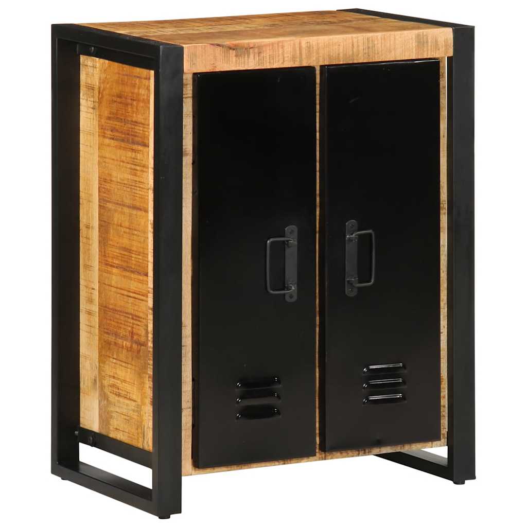 Buffet 55x35x70 cm bois de manguier brut massif - XIOS