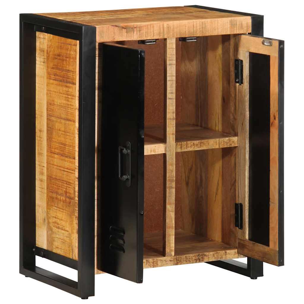Buffet 55x35x70 cm bois de manguier brut massif - XIOS