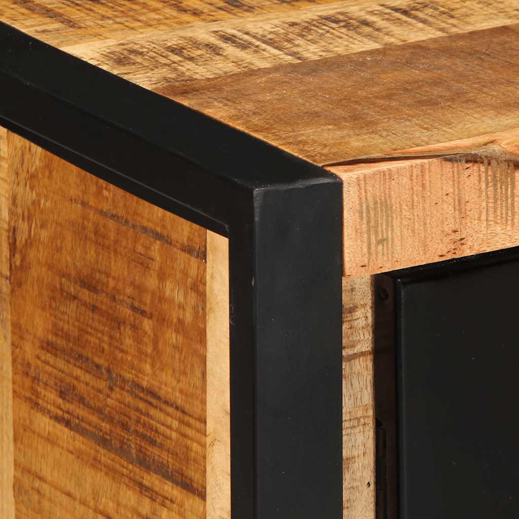 Buffet 55x35x70 cm bois de manguier brut massif - XIOS