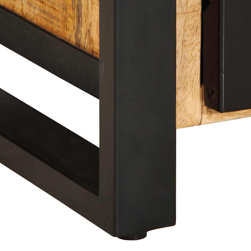 Buffet 55x35x70 cm bois de manguier brut massif - XIOS