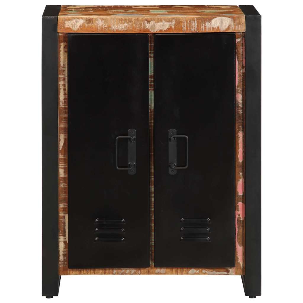 Buffet multicolore 55x35x70 cm bois massif récupération - XIOS