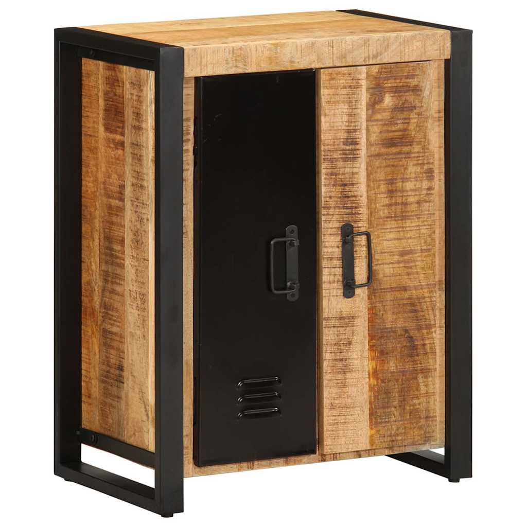 Buffet 55x35x70 cm bois de manguier brut massif - XIOS