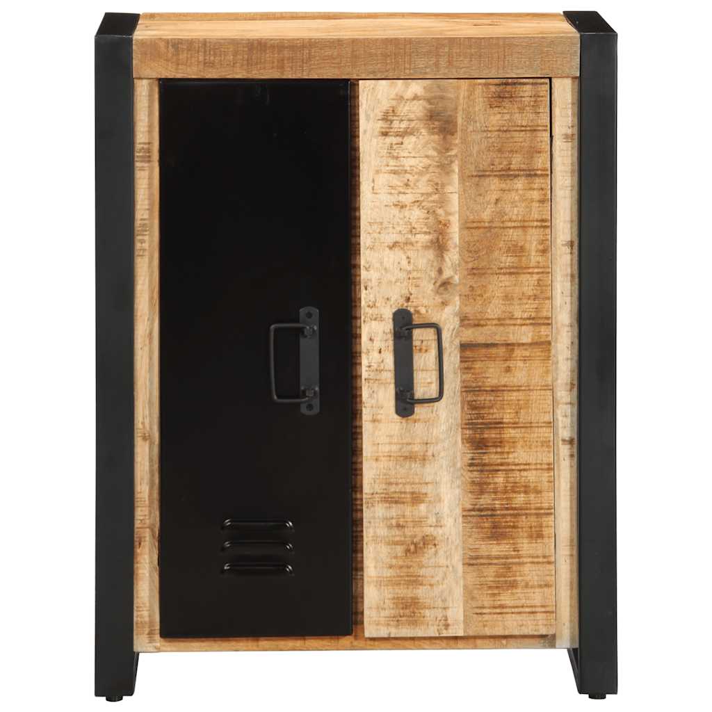 Buffet 55x35x70 cm bois de manguier brut massif - XIOS