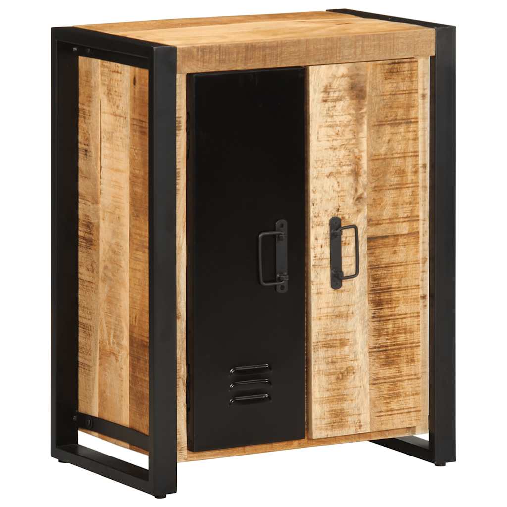 Buffet 55x35x70 cm bois de manguier brut massif - XIOS