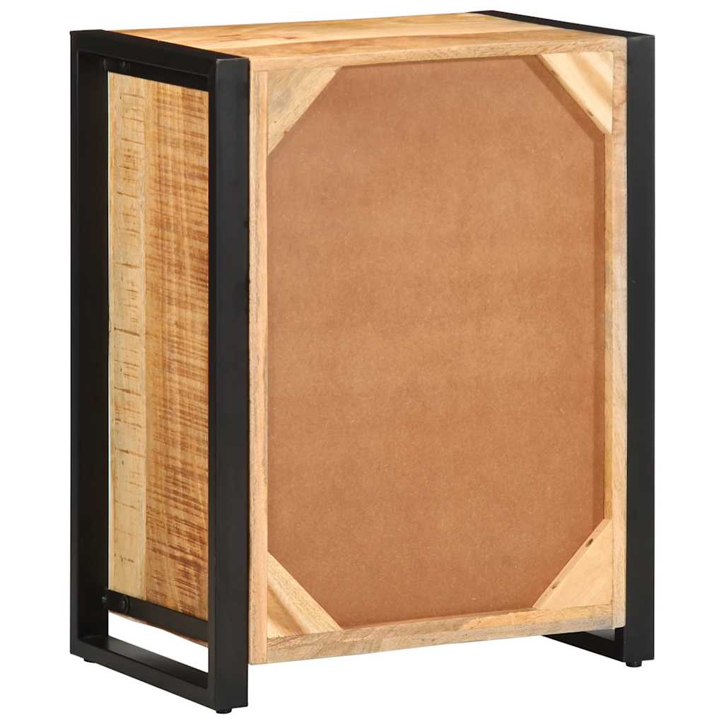 Buffet 55x35x70 cm bois de manguier brut massif - XIOS