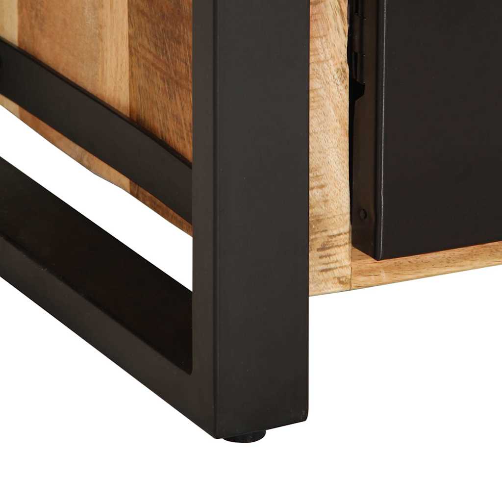 Buffet 55x35x70 cm bois de manguier brut massif - XIOS