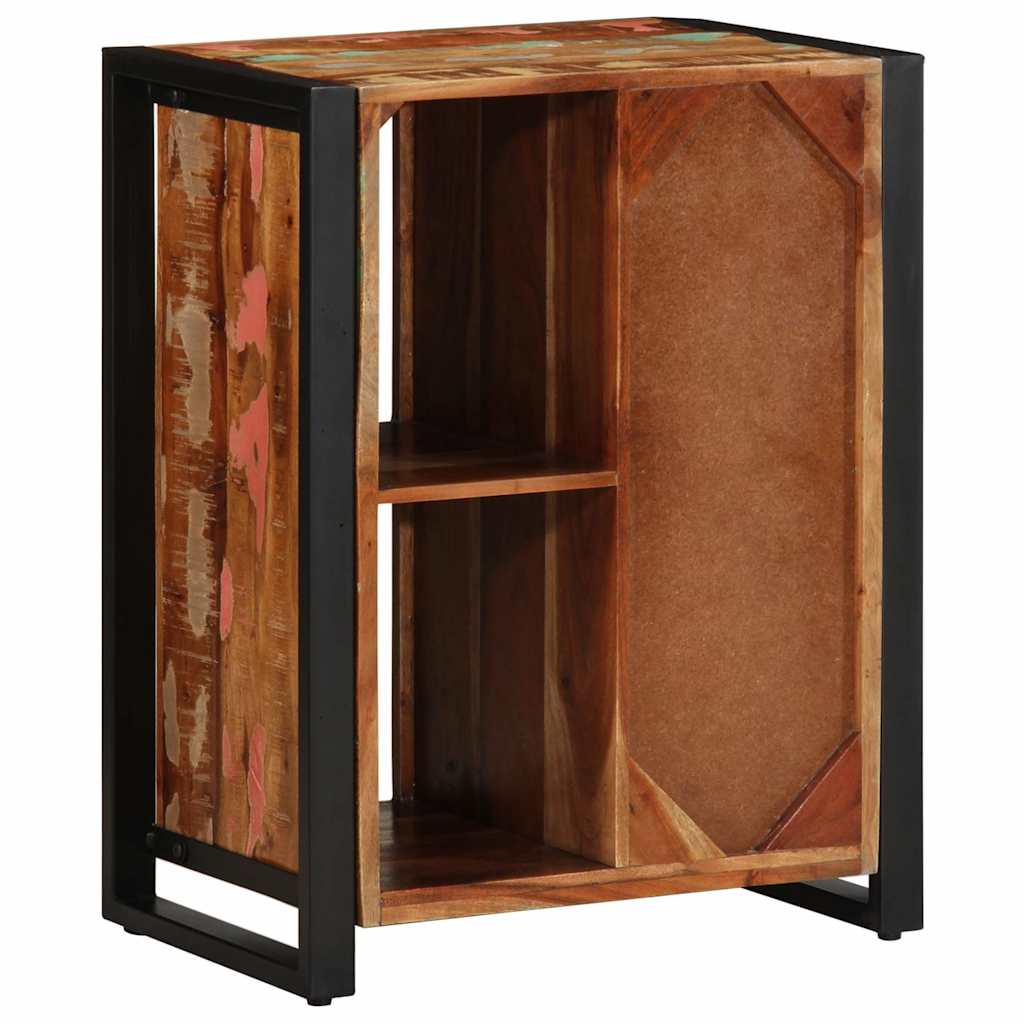 Buffet multicolore 55x35x70 cm bois massif récupération - XIOS