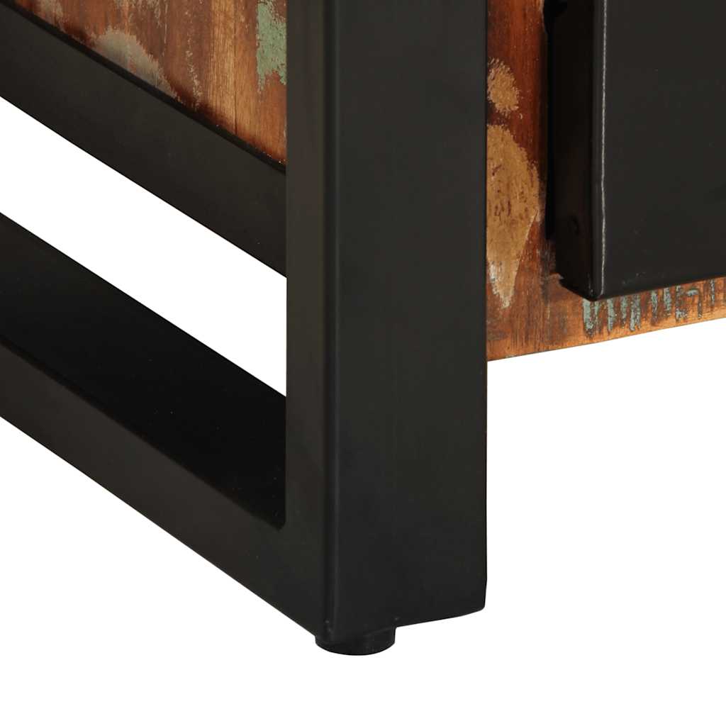 Buffet multicolore 55x35x70 cm bois massif récupération - XIOS