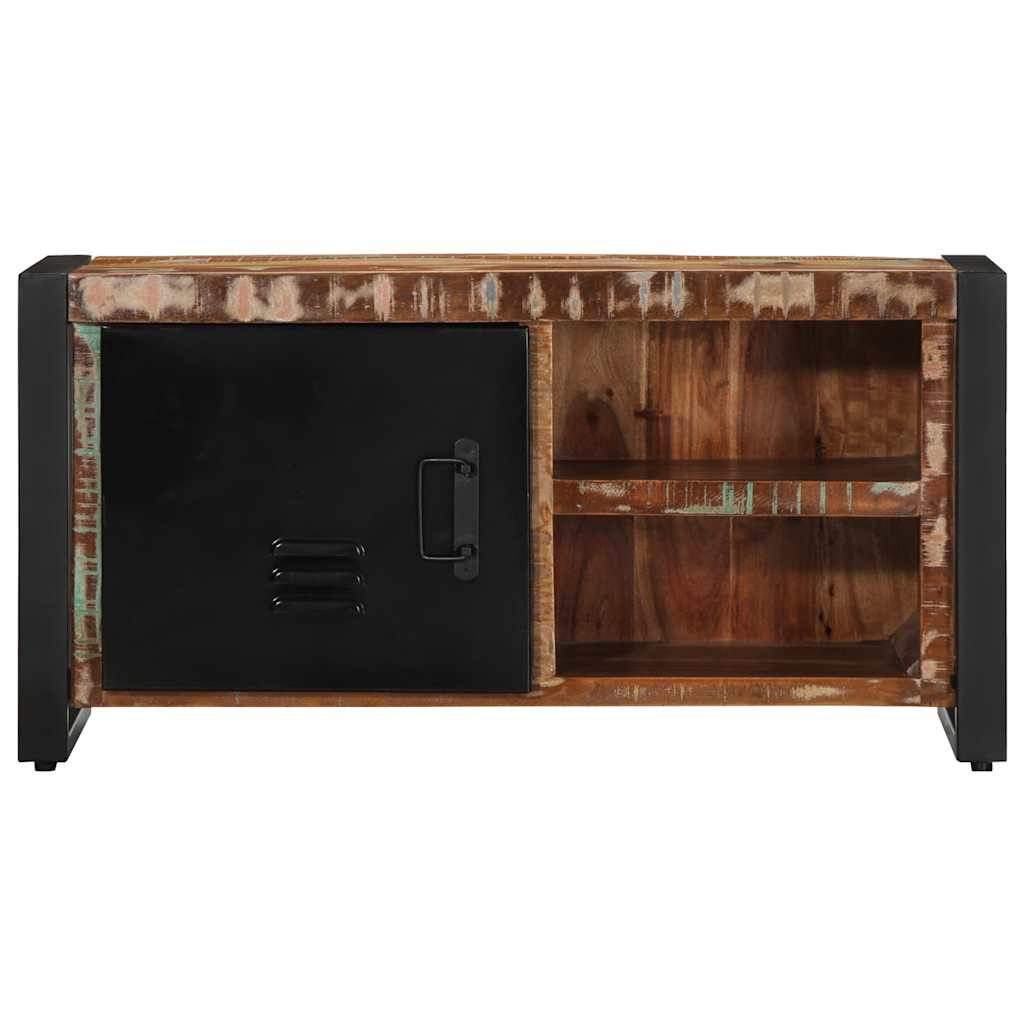 Meuble TV 80x30x40 cm bois de récupération massif - XIOS