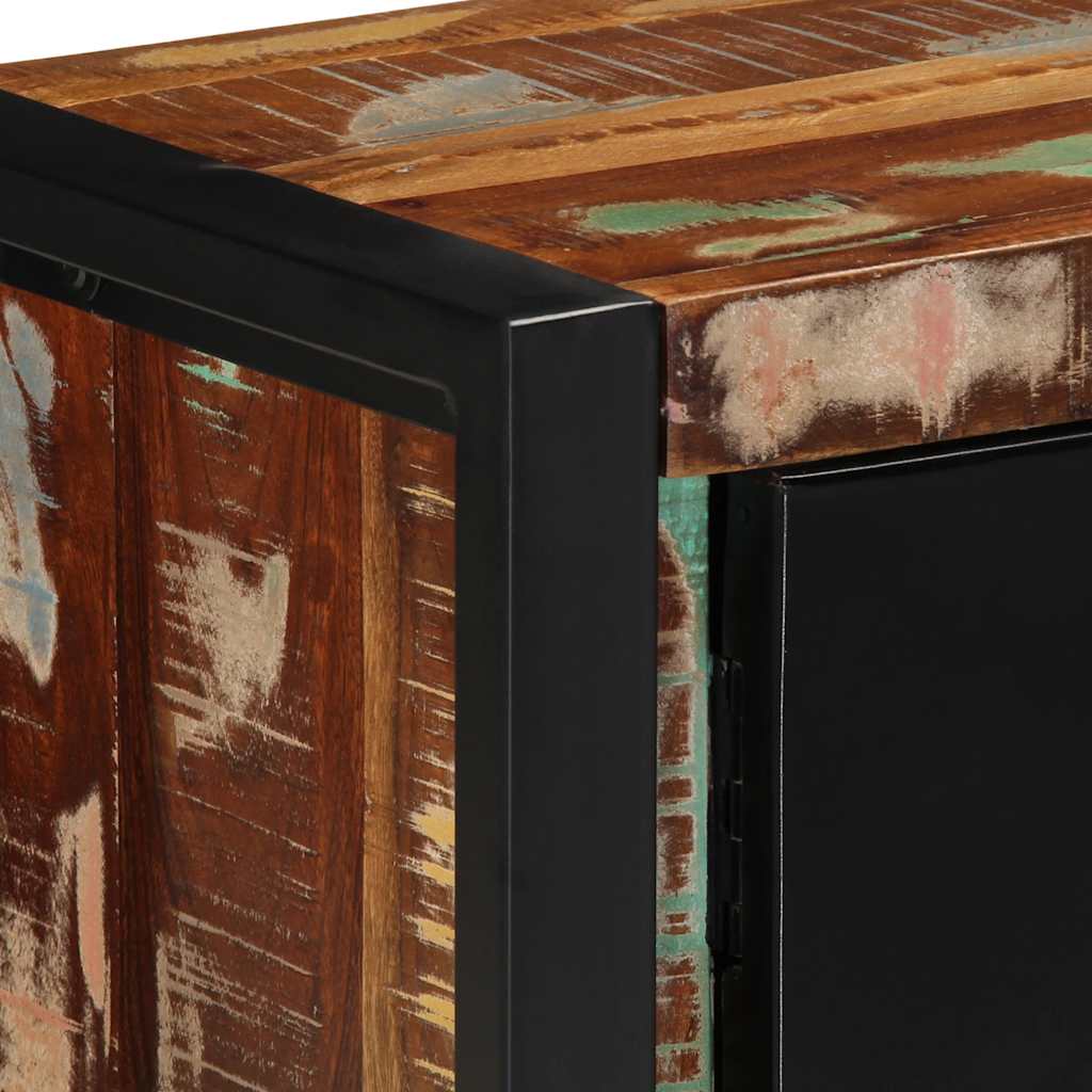 Meuble TV 80x30x40 cm bois de récupération massif - XIOS