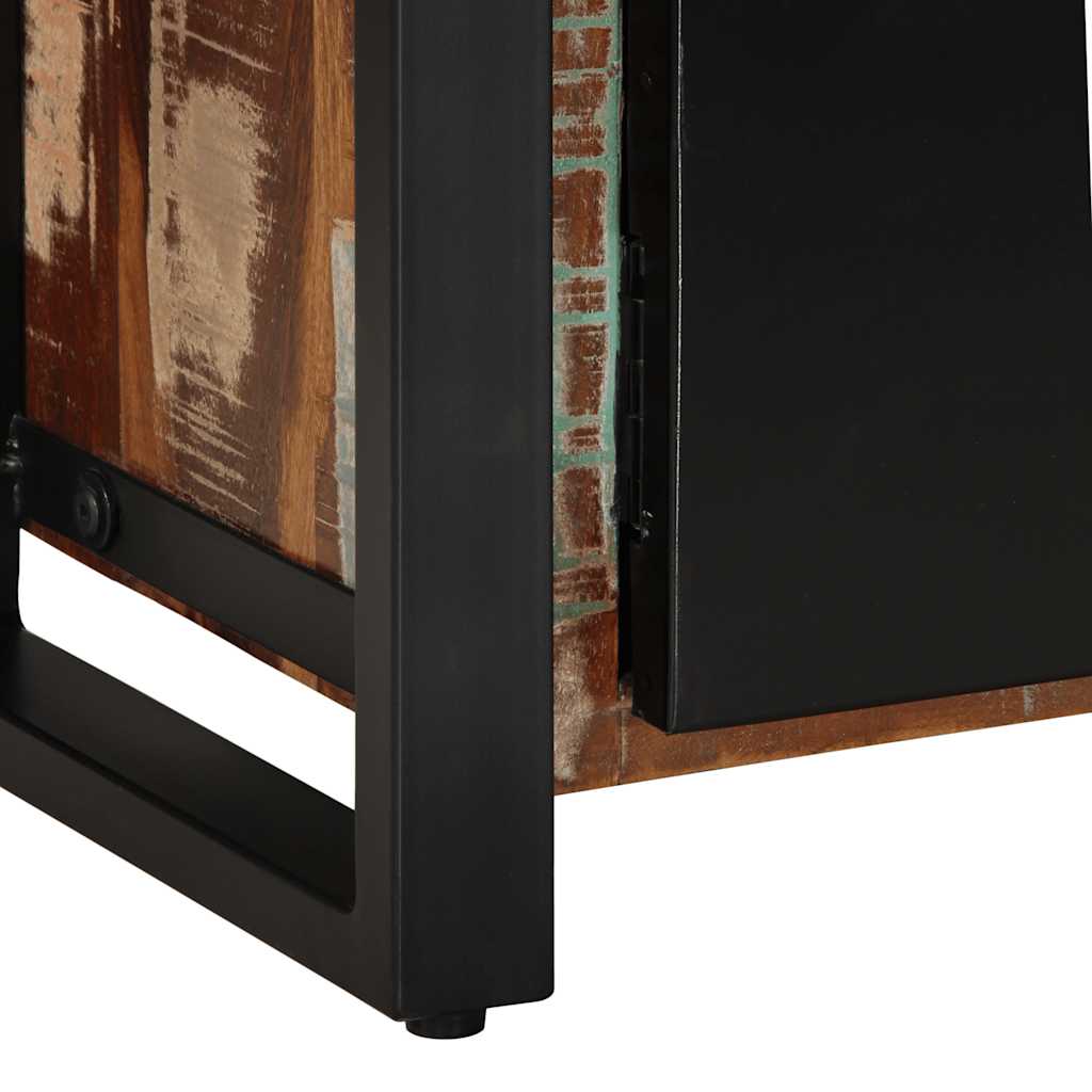 Meuble TV 80x30x40 cm bois de récupération massif - XIOS