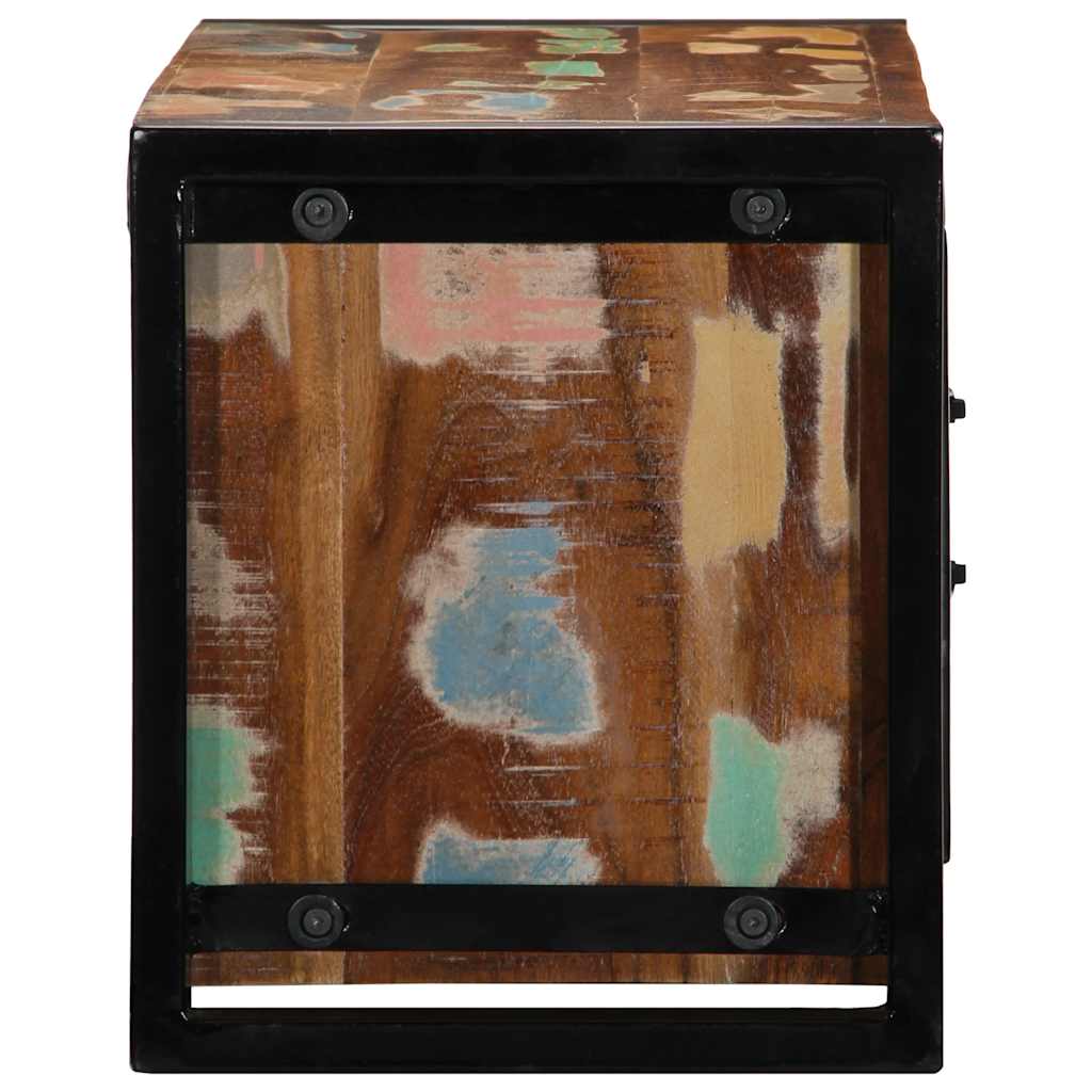 Meuble TV 80x30x35 cm bois massif de récupération - XIOS