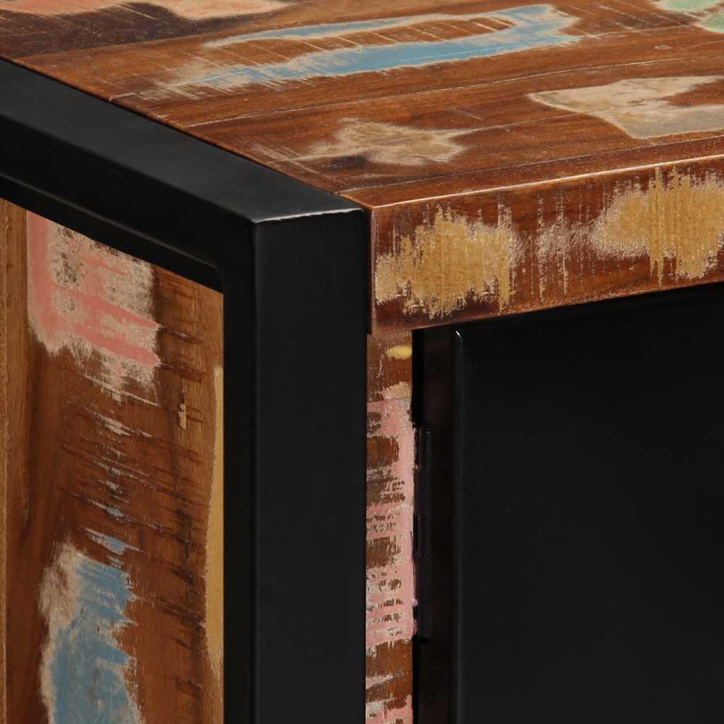 Meuble TV 80x30x35 cm bois massif de récupération - XIOS
