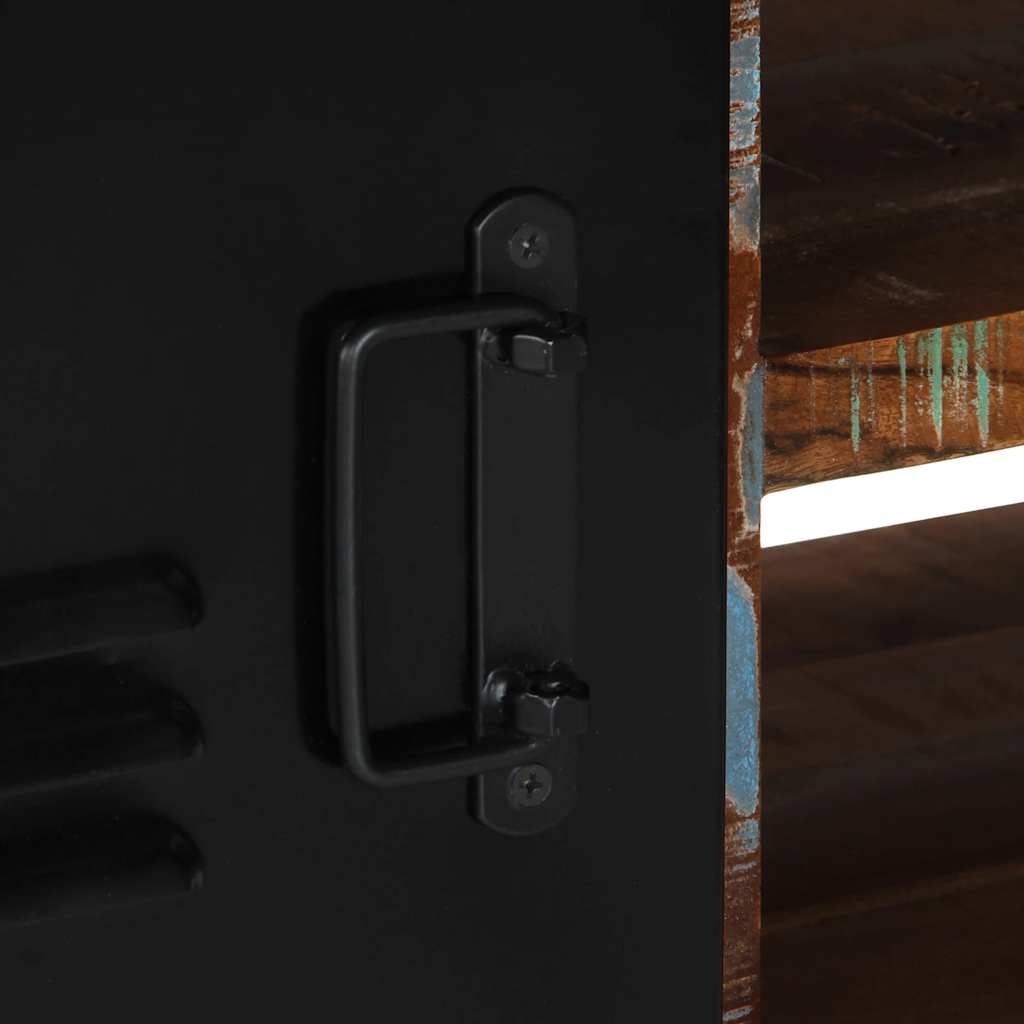 Meuble TV 80x30x35 cm bois massif de récupération - XIOS