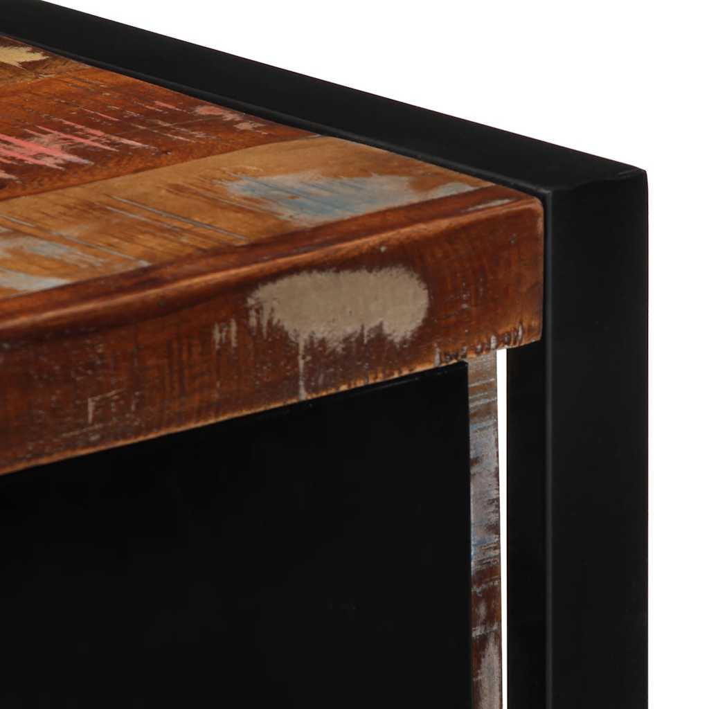 Meuble TV 100x30x35 cm bois de récupération massif - XIOS