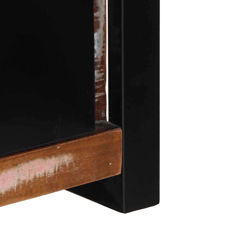 Meuble TV 100x30x35 cm bois de récupération massif - XIOS