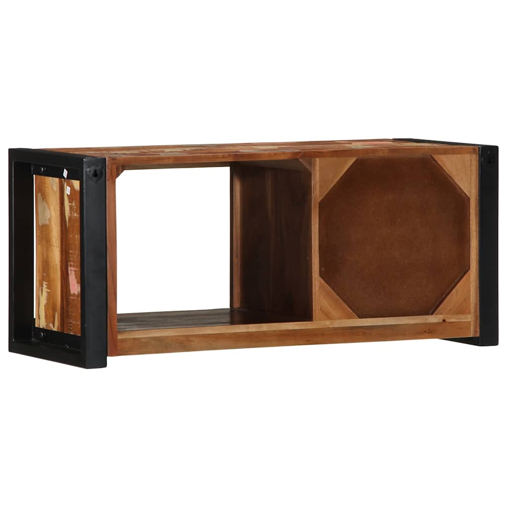 Meuble TV 80x30x35 cm bois massif de récupération - XIOS