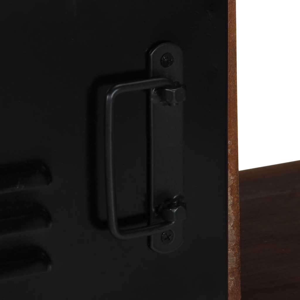 Meuble TV 80x30x35 cm bois massif de récupération - XIOS