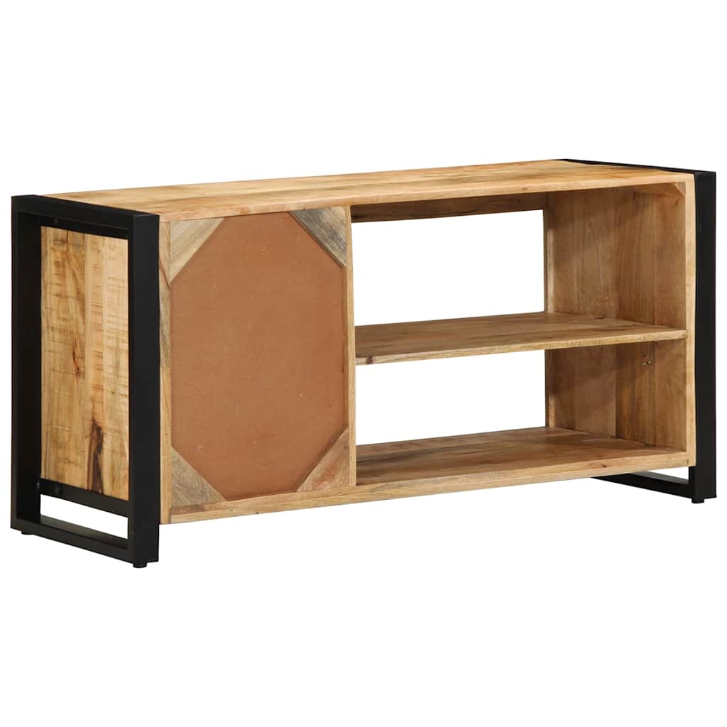 Banc à chaussures Marron Bois de manguier massif - XIOS