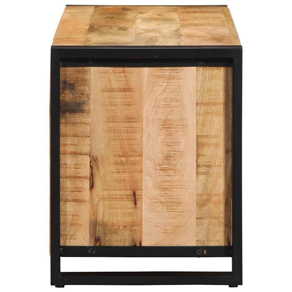 Banc à chaussures Marron Bois de manguier massif - XIOS