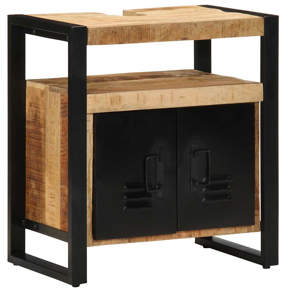 Armoire de salle de bain Marron Bois de mangue massif - XIOS