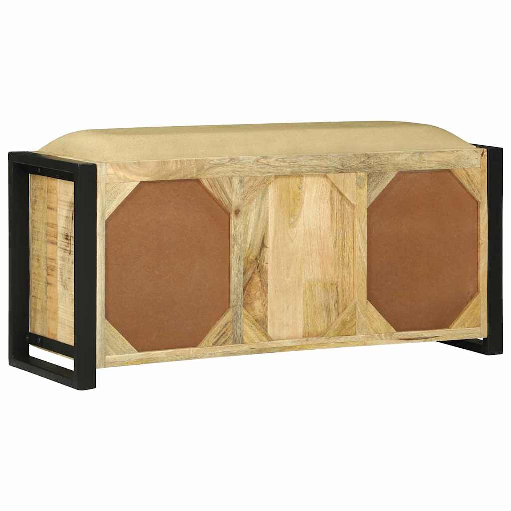 Banc de rangement Marron Bois de manguier massif - XIOS