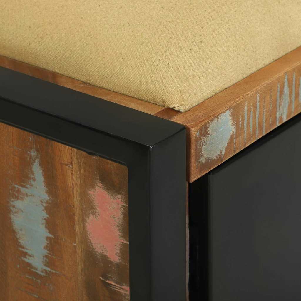 Banc de rangement Multicolore Bois massif de récupération - XIOS