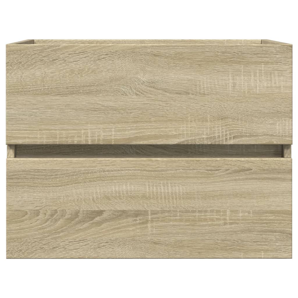 Ensemble de meubles de bain 2pcs céramique et bois d'ingénierie - XIOS