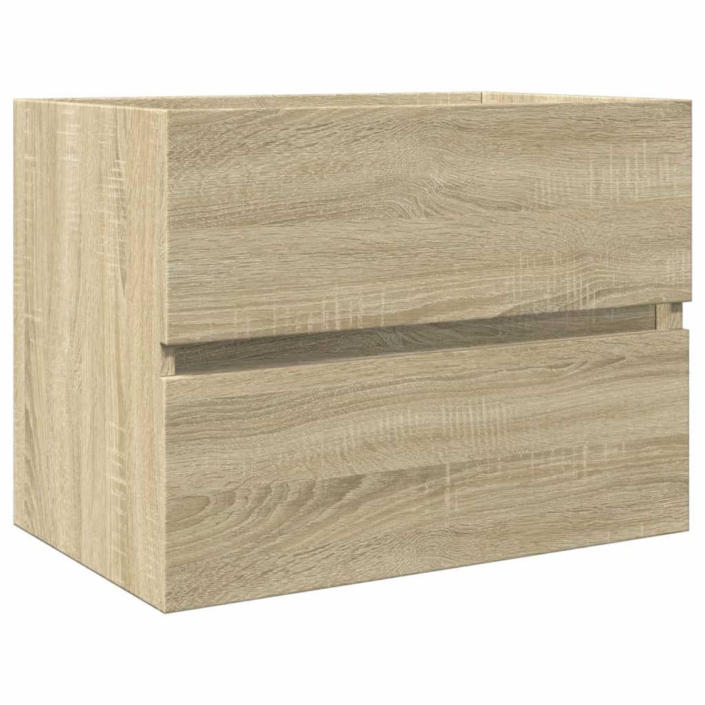Ensemble de meubles de bain 2pcs céramique et bois d'ingénierie - XIOS