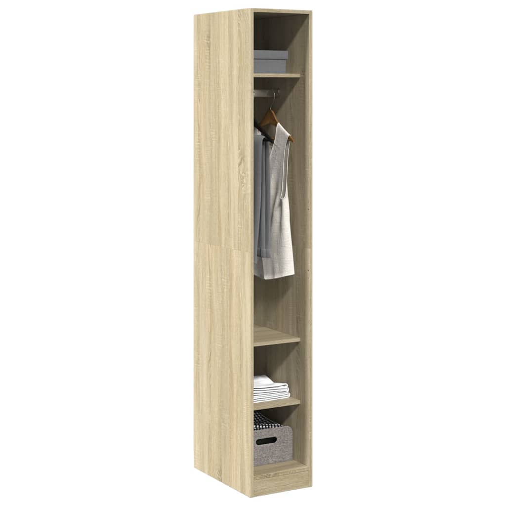 Garde-robe chêne sonoma 30x50x200 cm bois d'ingénierie - XIOS