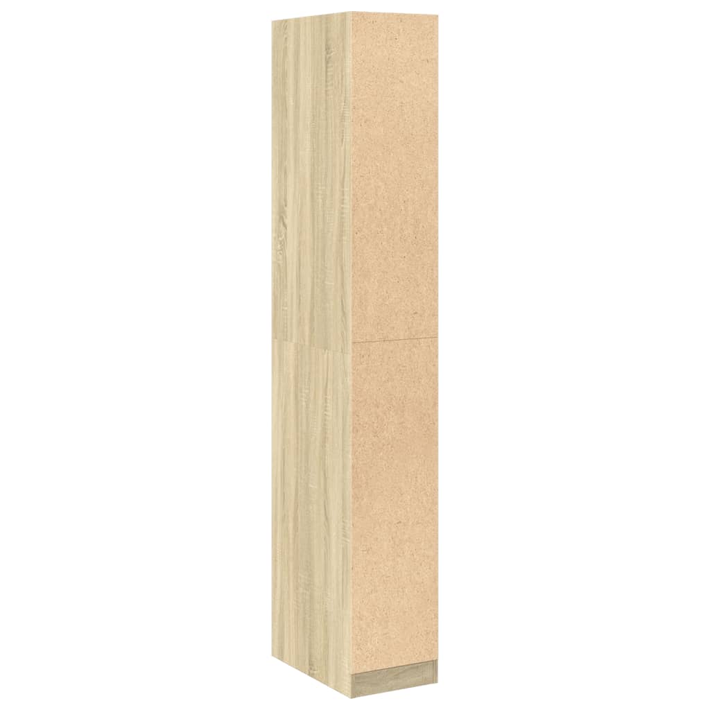 Garde-robe chêne sonoma 30x50x200 cm bois d'ingénierie - XIOS