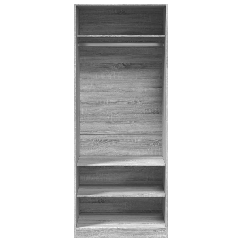 Garde-robe sonoma gris 80x50x200 cm bois d'ingénierie - XIOS
