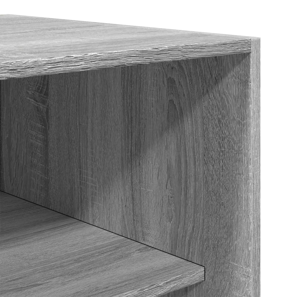 Garde-robe sonoma gris 80x50x200 cm bois d'ingénierie - XIOS