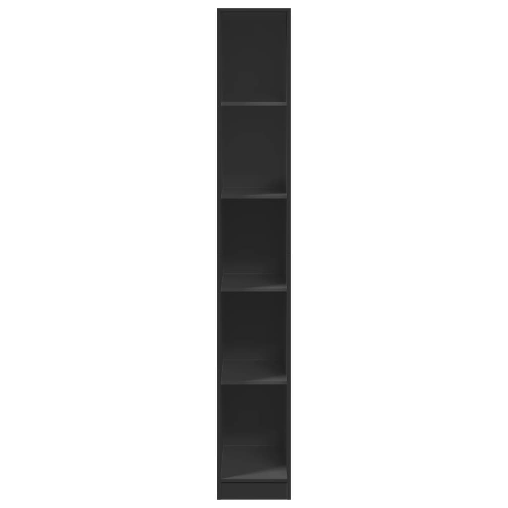 Garde-robe noir 30x50x200 cm bois d'ingénierie - XIOS