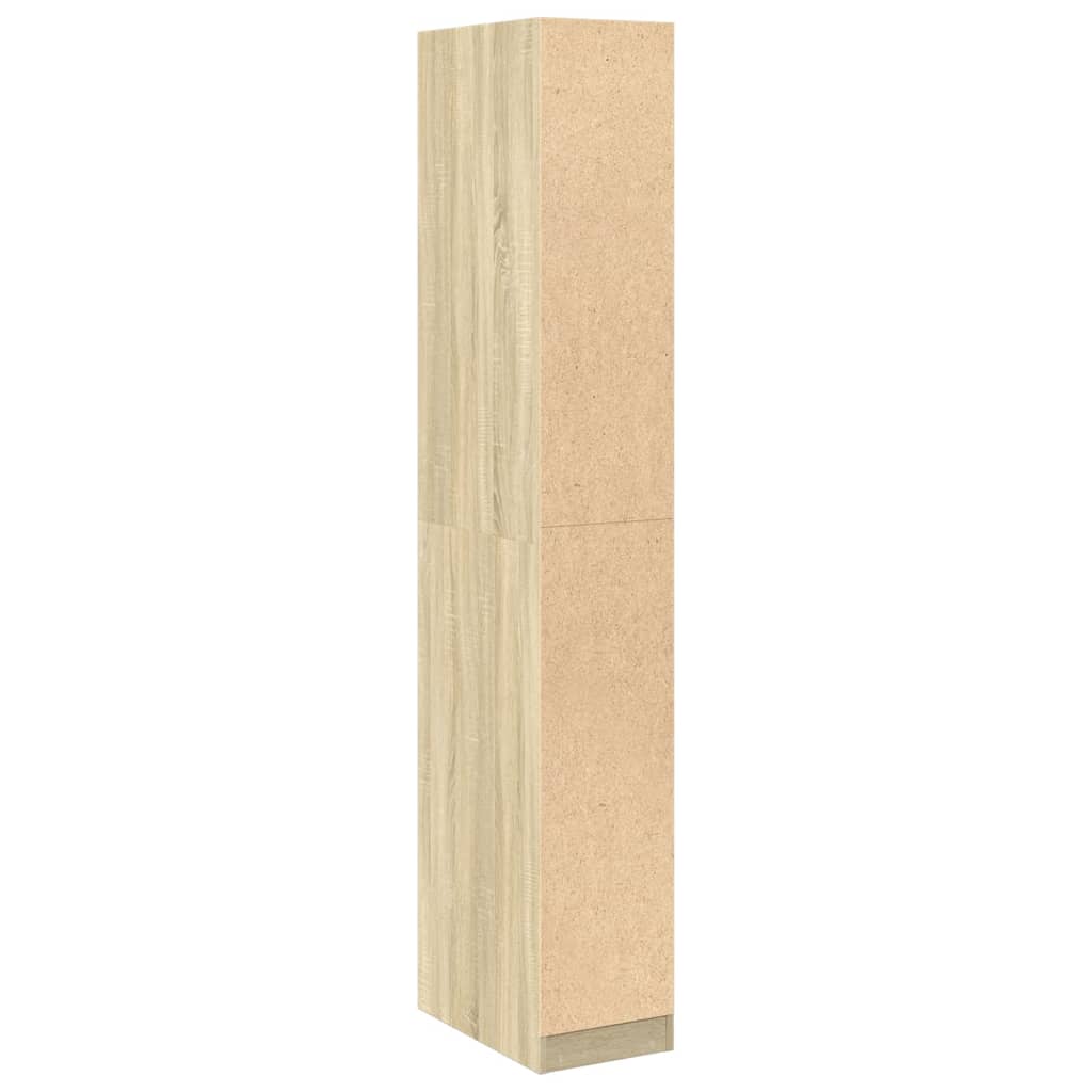 Garde-robe chêne sonoma 30x50x200 cm bois d'ingénierie - XIOS