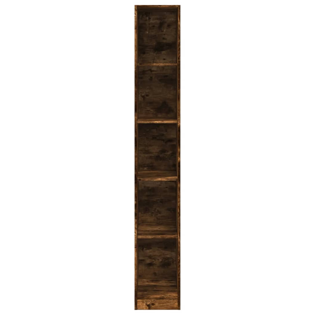 Garde-robe chêne fumé 30x50x200 cm bois d'ingénierie - XIOS