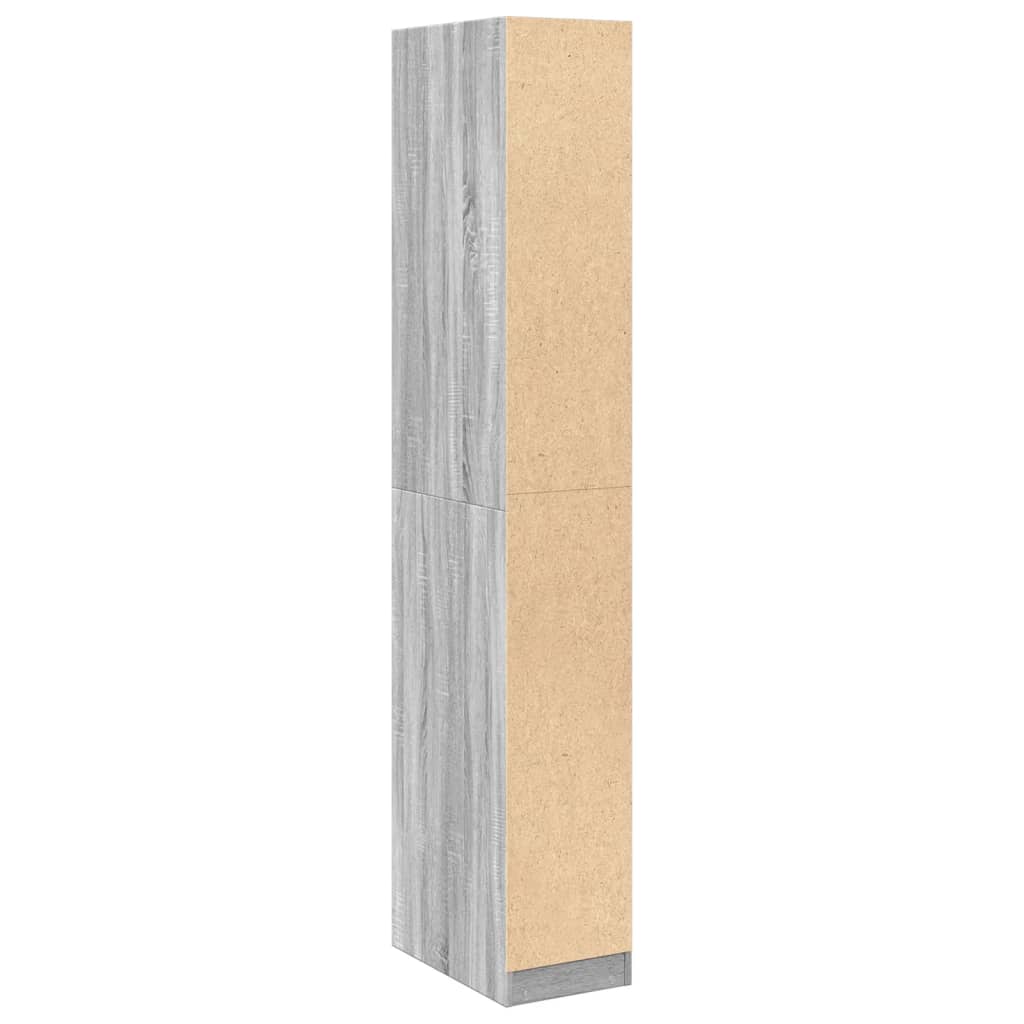 Garde-robe sonoma gris 30x50x200 cm bois d'ingénierie - XIOS