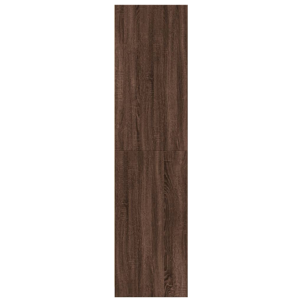Garde-robe chêne marron 30x50x200 cm bois d'ingénierie - XIOS