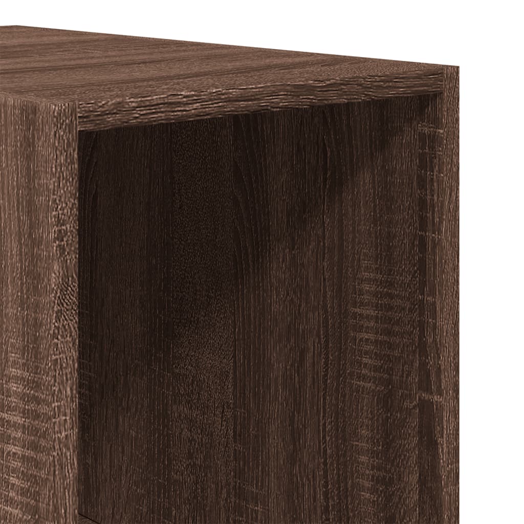 Garde-robe chêne marron 30x50x200 cm bois d'ingénierie - XIOS