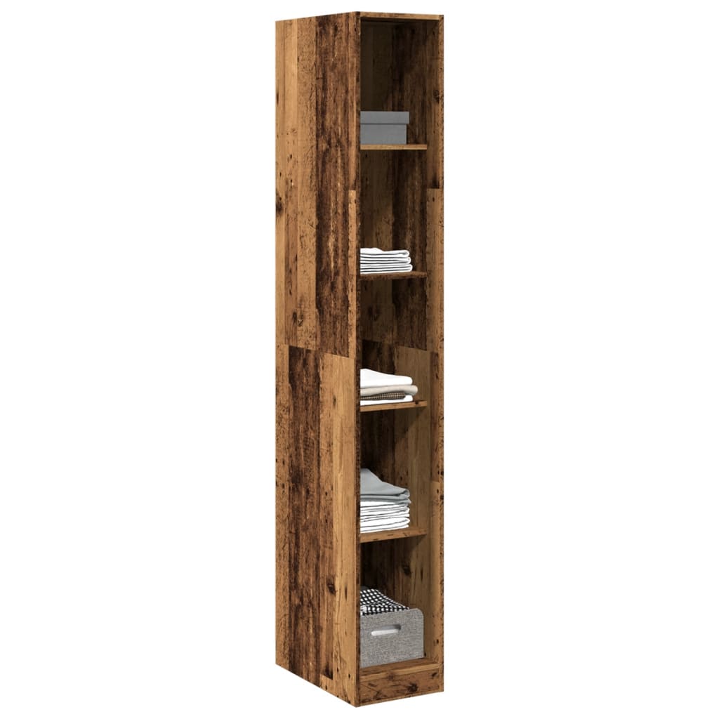 Garde-robe vieux bois 30x50x200 cm bois d'ingénierie - XIOS