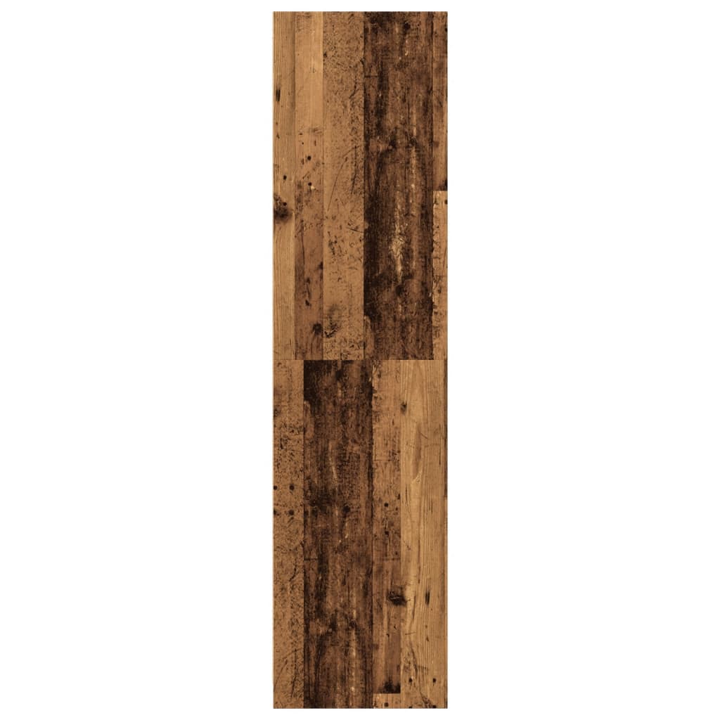 Garde-robe vieux bois 30x50x200 cm bois d'ingénierie - XIOS