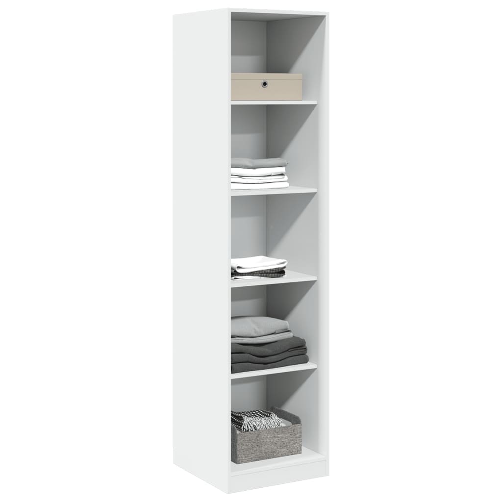 Garde-robe Blanc 50x50x200 cm Bois d'ingénierie - XIOS