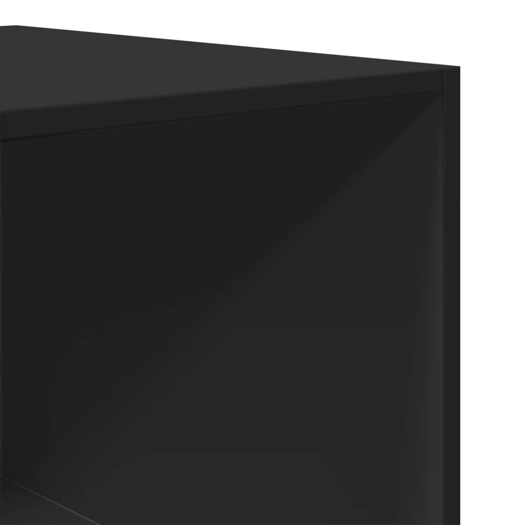 Garde-robe Noir 50 x 50 x 200 cm Bois d'ingénierie - XIOS