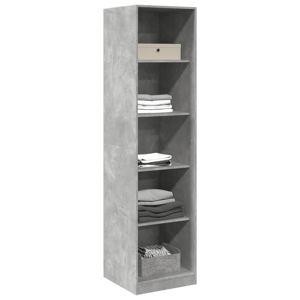 Garde-robe Gris béton 50 x 50 x 200 cm Aggloméré - XIOS